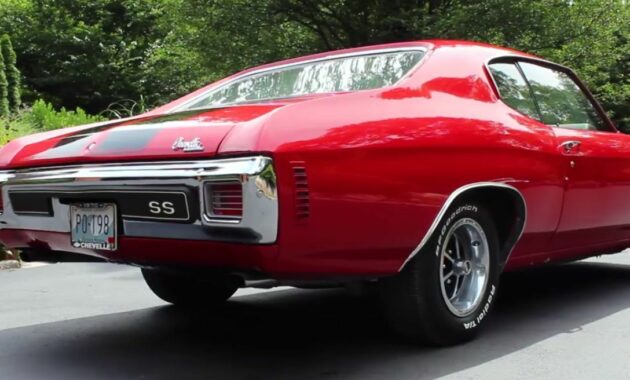 Video: few cars sound better than this Chevrolet Chevelle SS, a classic muscle car